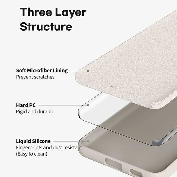 Mercury Silicone iPhone 15 Pro Max 6,7&quot;jasnoszary /stone