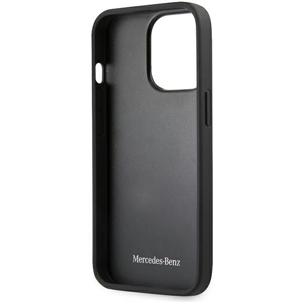 Mercedes MEHCP15LARMBK iPhone 15 Pro 6.1&quot; czarny/black hardcase Leather Urban