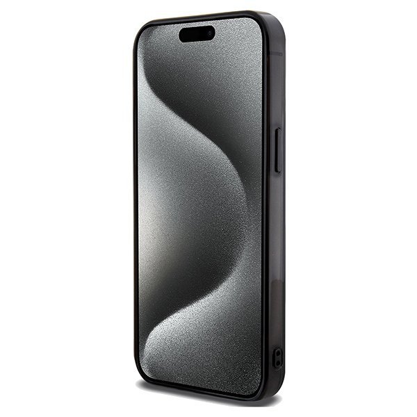 Mercedes MEHMP15X23HRSK iPhone 15 Pro Max 6.7&quot; czarny/black hardcase Double Layer Crossed Lines MagSafe