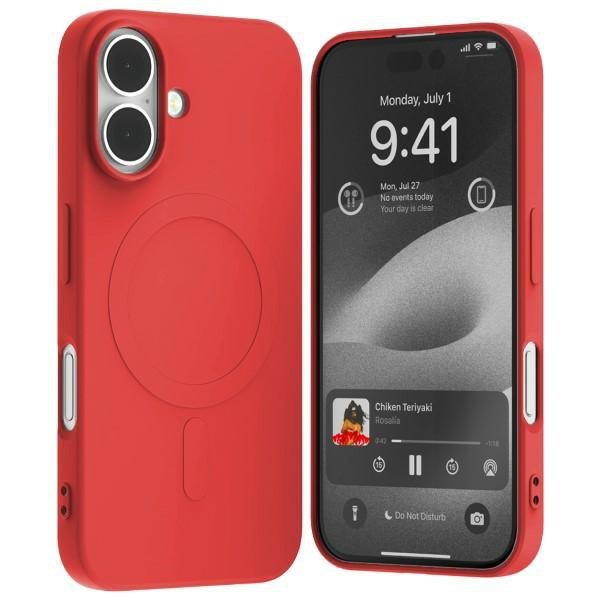 Mercury MagSafe Semi-Silicone iPhone 166,1&quot; czerwony /red