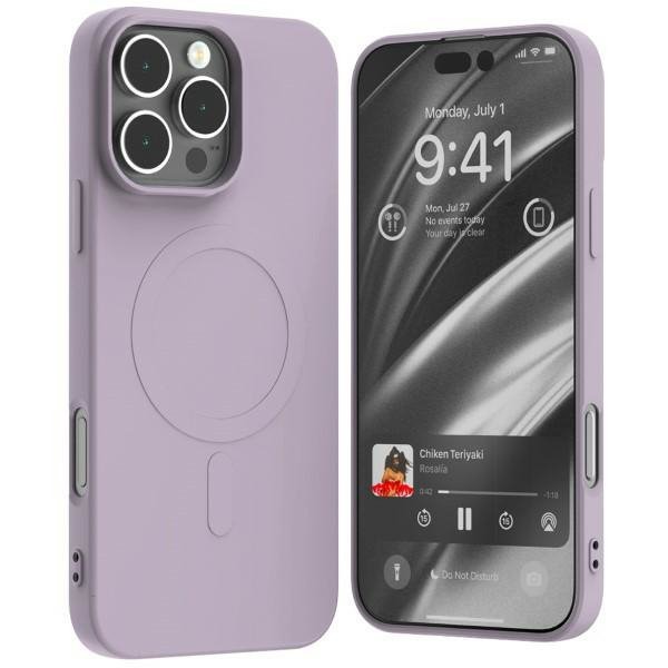 Mercury MagSafe Semi-Silicone iPhone 16Pro Max 6,9&quot; liliowy fiolet /lilac purple
