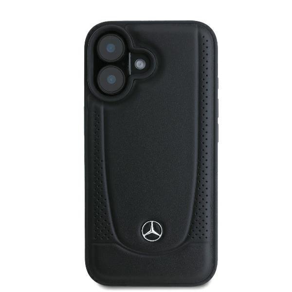 Mercedes MEHCP16MARMBK iPhone16 Plus 6.7&quot; czarny/black hardcase Leather Urban
