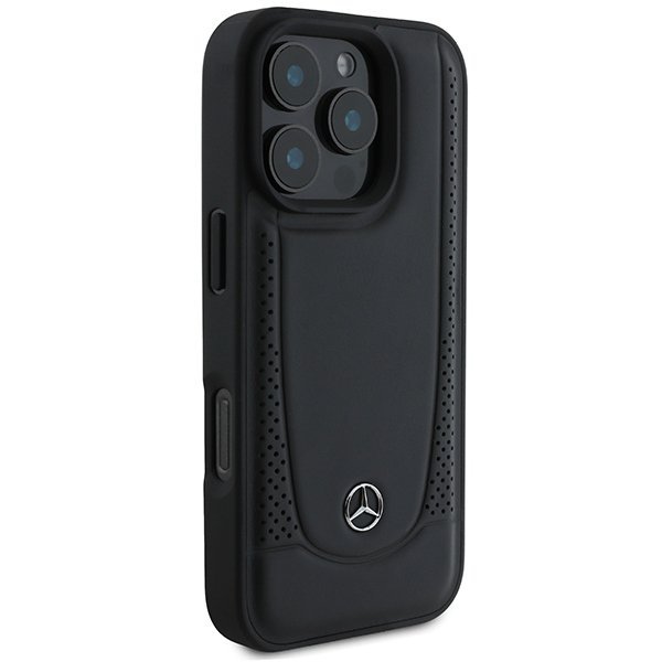 Mercedes MEHCP16XARMBK iPhone 16 ProMax 6.9&quot; czarny/black hardcase Leather Urban