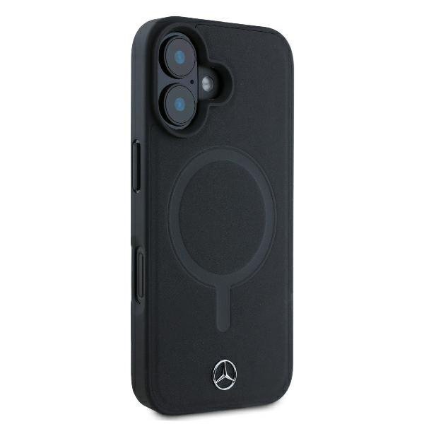 Mercedes MEHMP16M23RCMK iPhone 16 Plus6.7&quot; czarny/black hardcase Smooth Leather MagSafe