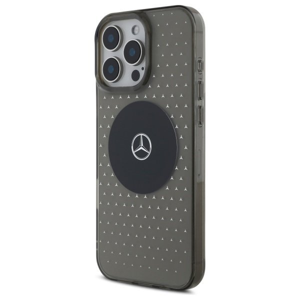 Mercedes MEHMP16L23HCPK iPhone 16 Pro    6.3&quot; czarny/black hardcase MB Case Star Pattern MagSafe