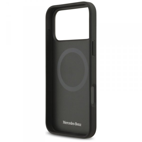 Etui Mercedes Leather The Move MagSafe   do iPhone 17 Pro Max taupe