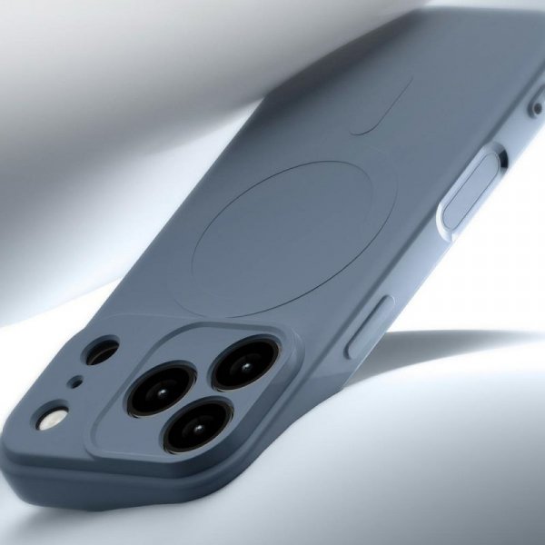 Etui Mercury Semi-Silicone MagSafe do    iPhone 17 Pro Max kamienny