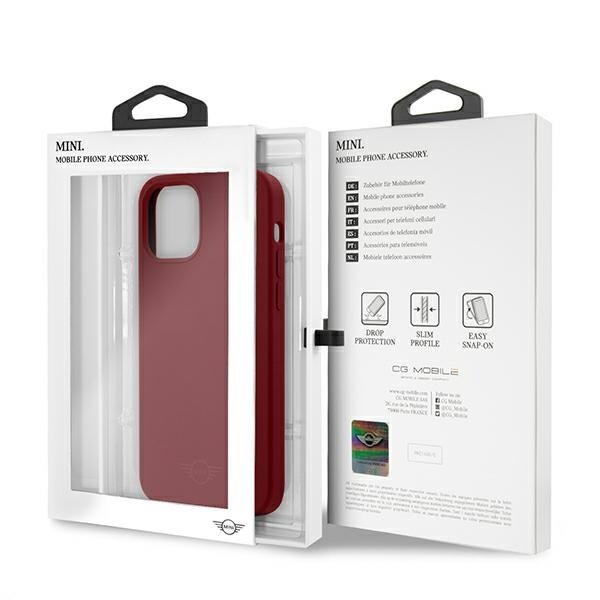 Mini MIHCP12LSLTRE iPhone 12 Pro Max6,7&quot; czerwony/red hard case Silicone Tone On Tone
