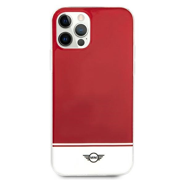 Mini MIHCP12LPCUBIRE iPhone 12 Pro Max 6,7&quot; czerwony/red hard case Stripe Collection