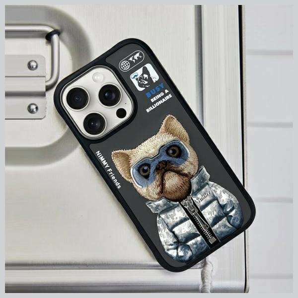 Nimmy etui iPhone 16 Pro 6.3&quot;            czarny/black Cool&Cute 2.0 Dog