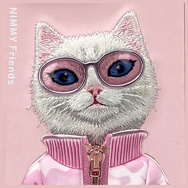 Nimmy etui iPhone 16 Pro Max 6.9&quot;        różowy/pink Cool&Cute 2.0 Cat