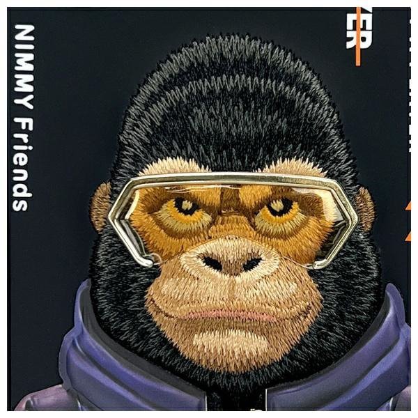 Nimmy etui iPhone 16 6.1&quot; czarny/black   Cool&Cute 2.0 Monkey