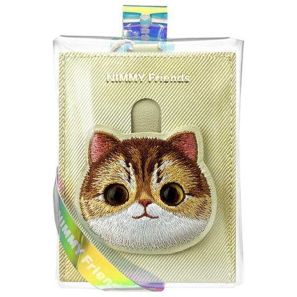 Nimmy portfel na karty khaki Big Eyed    Pet 2.0 Cat