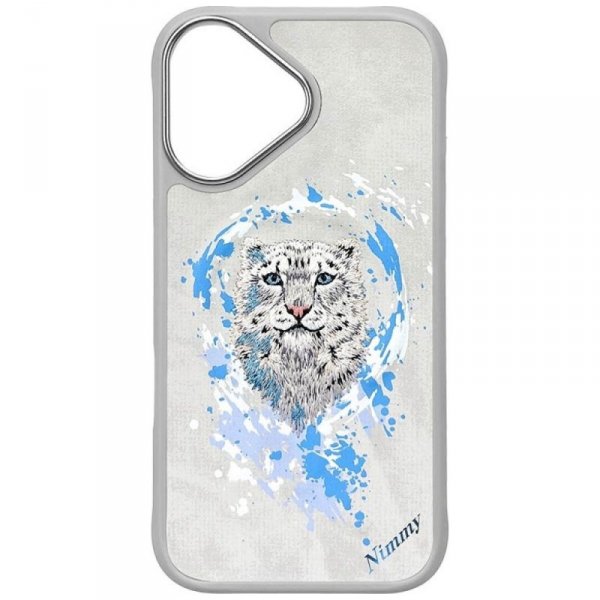 Etui Nimmy Pantera MagSafe do iPhone 16  jasnoszary