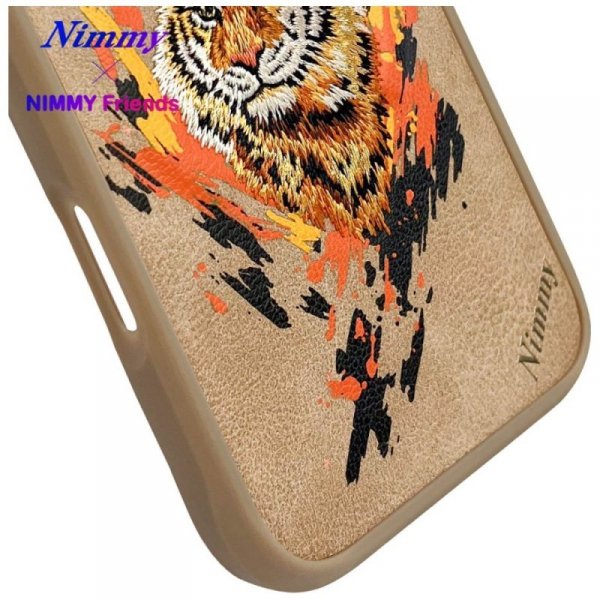 Etui Nimmy Tygrys MagSafe do iPhone 16   jasnobrązowy