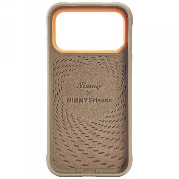 Etui Nimmy Glasses Cool Dog do iPhone 17 Pro Max beżowy