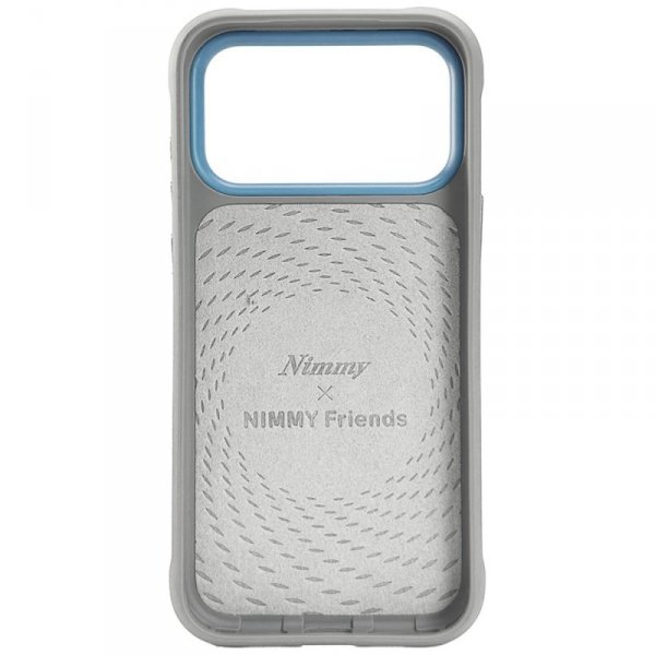 Etui Nimmy Glasses Cool Dog do iPhone 17 Pro Max szary