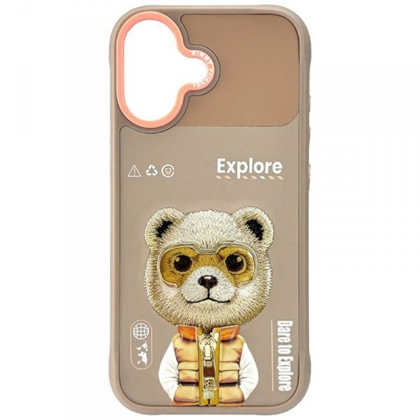 Etui Nimmy Cool&Cute 2.0 Bear do iPhone  17 beżowy