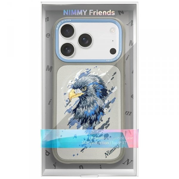 Etui Nimmy Orzeł MagSafe do iPhone 17    Pro Max szary