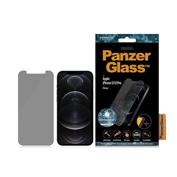 PanzerGlass Standard Super+ iPhone 12/12Pro Privacy Antibacterial