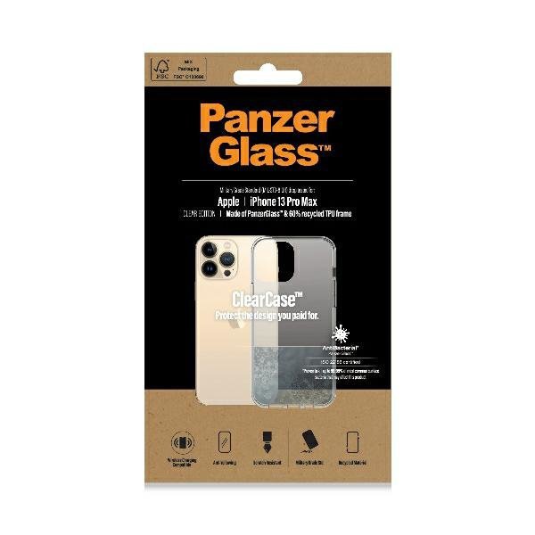 PanzerGlass ClearCase iPhone 13 Pro Max6,7&quot; Antibacterial Military grade clear 0314
