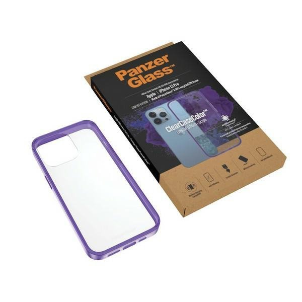 PanzerGlass ClearCase iPhone 13 Pro6.1&quot; Antibacterial Military grade Grape 0337