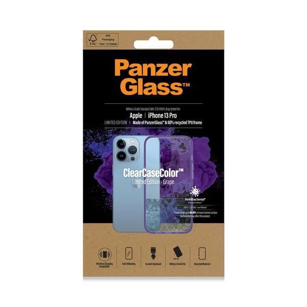 PanzerGlass ClearCase iPhone 13 Pro6.1&quot; Antibacterial Military grade Grape 0337