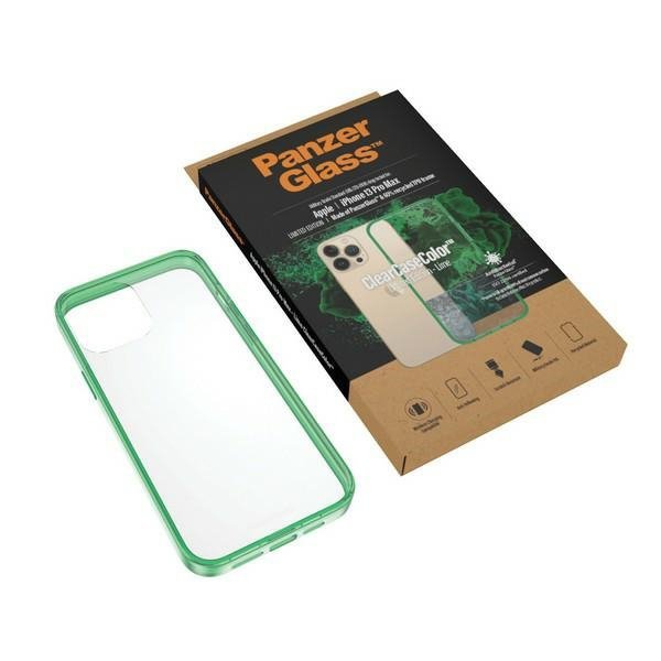 PanzerGlass ClearCase iPhone 13 Pro Max6.7&quot; Antibacterial Military grade Lime 0344