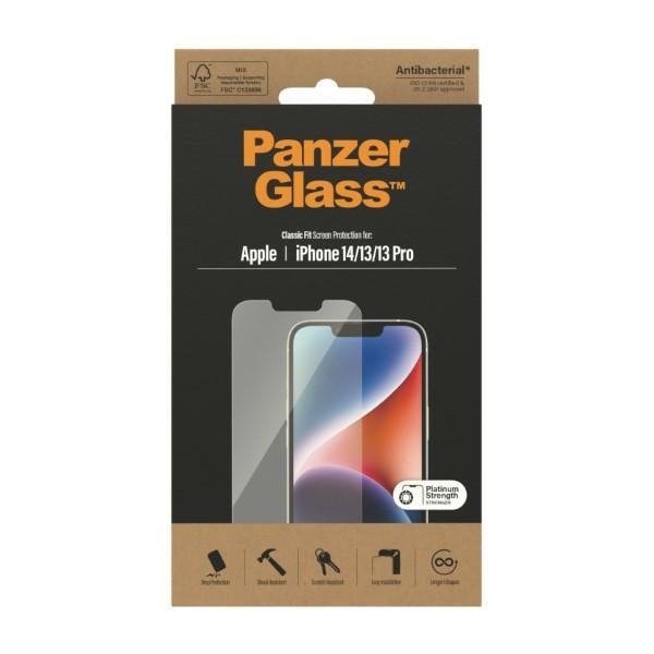 PanzerGlass Classic Fit iPhone 14 /13 Pro / 13 6,1&quot; Screen Protection Antibacterial 2767
