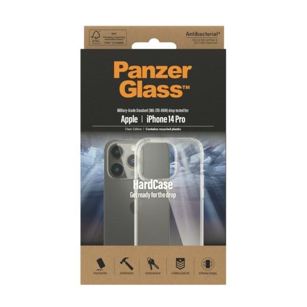 PanzerGlass HardCase iPhone 14 Pro 6,1&quot; Antibacterial Military grade transparent 0402