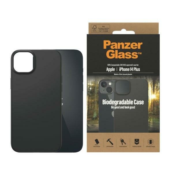 PanzerGlass Biodegradable Case iPhone 14 Plus / 15 Plus 6,7&quot; czarny/black 0419