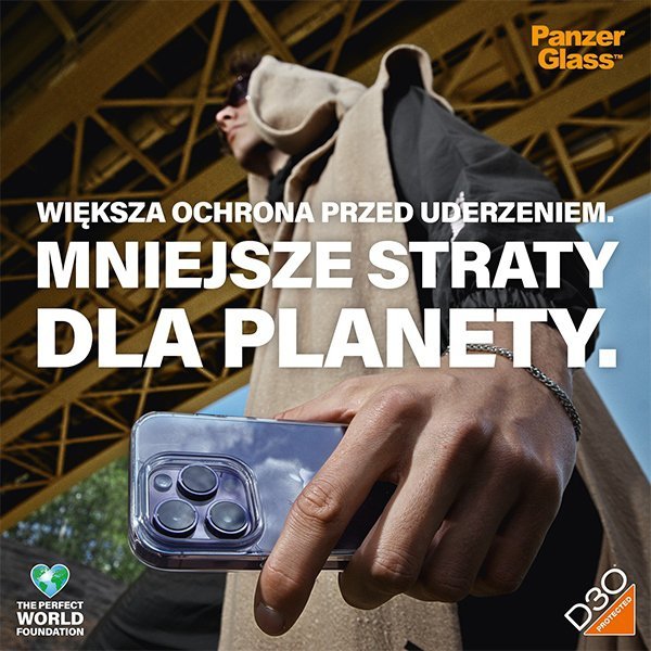 PanzerGlass HardCase iPhone 15 Pro 6.1"D3O 3xMilitary grade transparent 1173