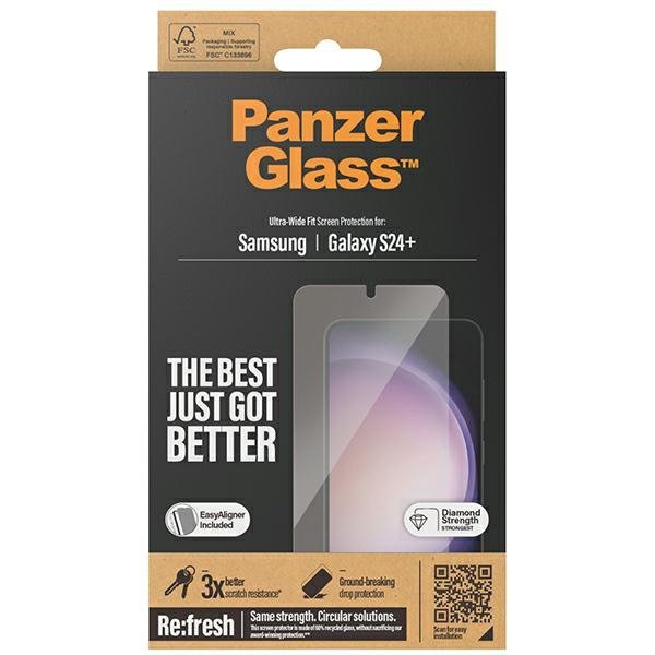 PanzerGlass Ultra-Wide Fit Sam S24+ S926Screen Protection 7351 z aplikatorem