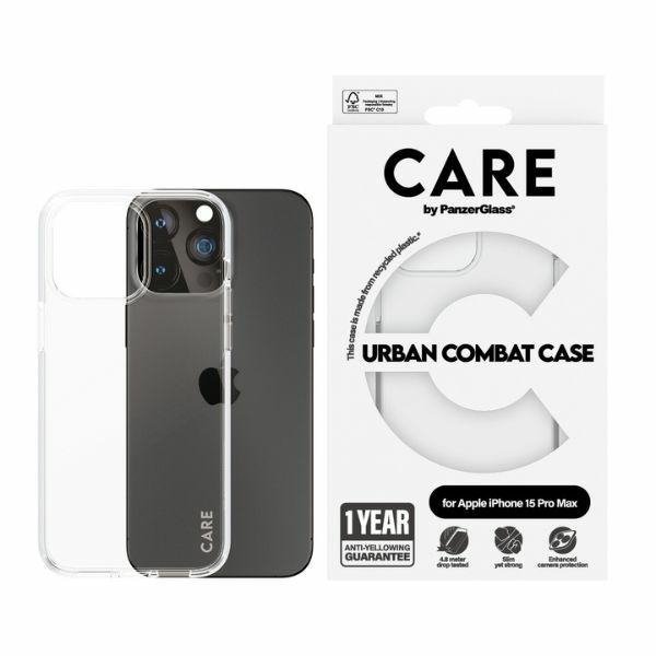 Etui CARE by PanzerGlass Flagship Urban  Combat Case iPhone 15 Pro Max 6,7&quot;  przezroczysty/transparent 1424