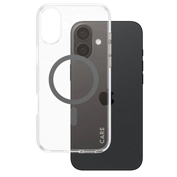 Etui CARE by PanzerGlass Flagship Case   iPhone 16 Plus 6,7&quot; czarny/black MagSafe 1347