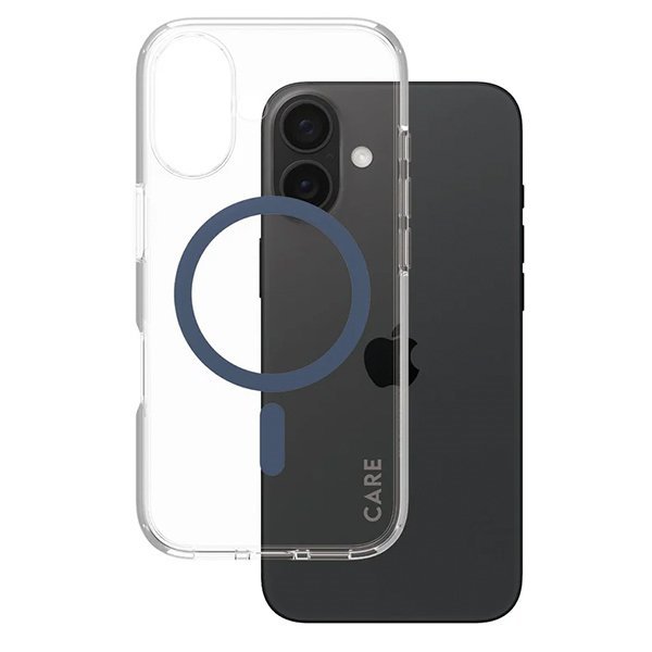 Etui CARE by PanzerGlass Flagship Case   iPhone 16 6,1&quot; niebieski/blue MagSafe 1365