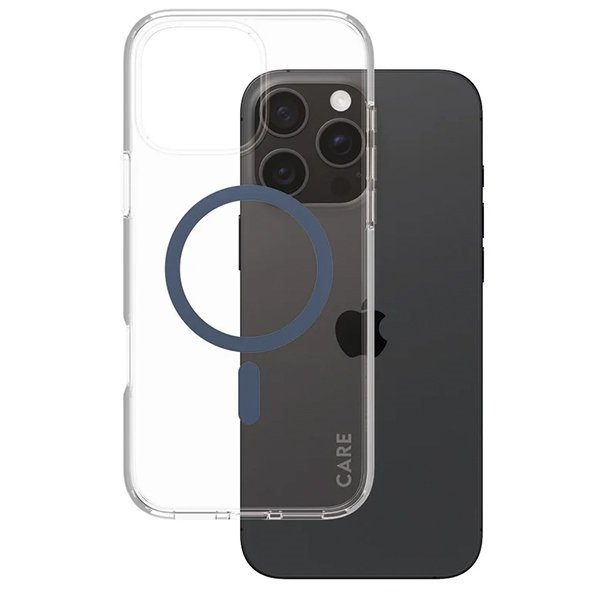 Etui CARE by PanzerGlass Flagship Case   iPhone 16 Pro Max 6,9&quot; niebieski/blue MagSafe 1368