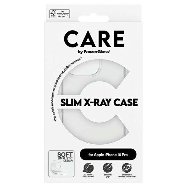 Etui CARE by PanzerGlass X-Ray Soft      Basic Case iPhone 16 Pro 6.3" przezroczysty/transparent 1442