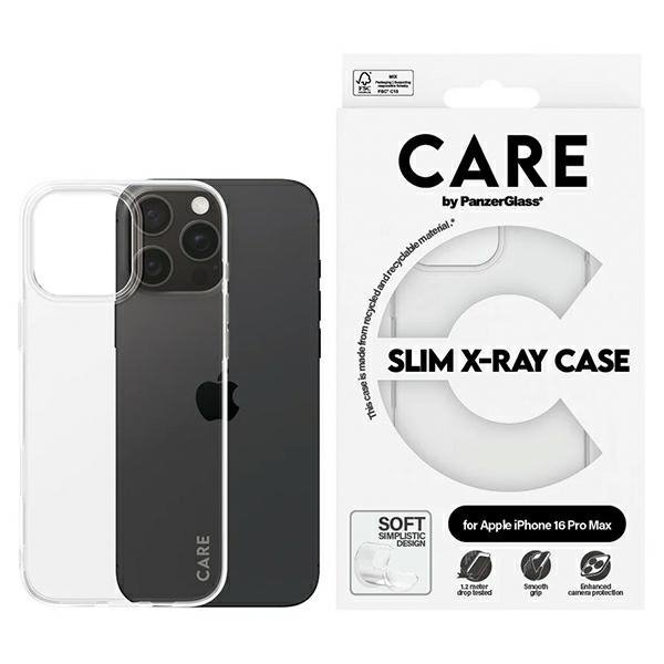 Etui CARE by PanzerGlass X-Ray Soft      BasicCase iPhone 16 Pro Max 6.9&quot; przezroczysty/transparent 1444