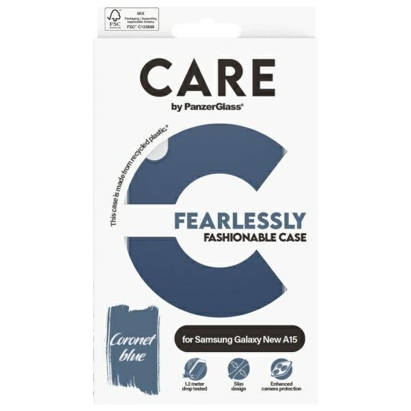 Etui CARE by PanzerGlass Fashion Case    Sam A16 / A16 5G niebieski/blue 3804