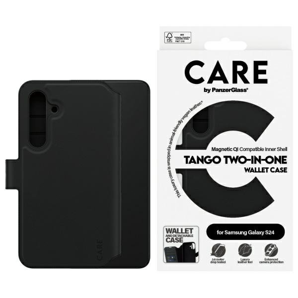 Etui CARE by PanzerGlass Feature Tango   2in1 Wallet Sam S24 czarny/black 1163