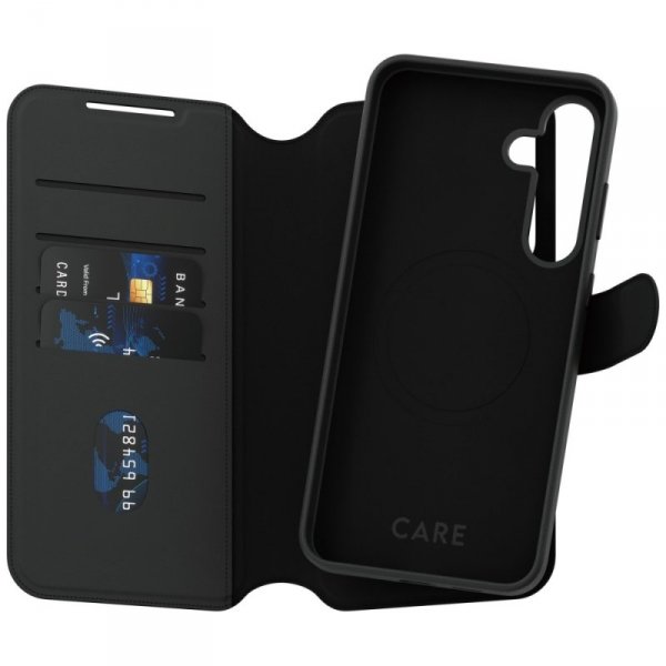 Etui CARE by PanzerGlass Feature Tango   2w1 Wallet do Samsung Galaxy S25+ czarny