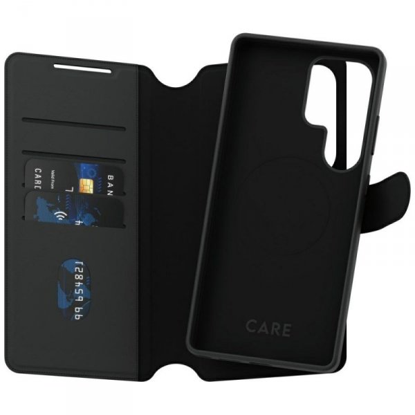 Etui CARE by PanzerGlass Feature Tango   2w1 Wallet do Samsung Galaxy S25 Ultra czarny