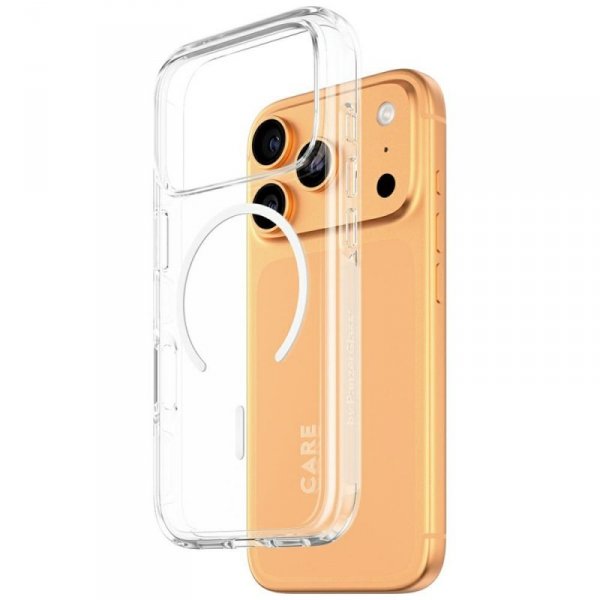 Etui CARE by PanzerGlass Flagship Urban  Explorer w. White MagSafe do iPhone 17 Pro przezroczysty