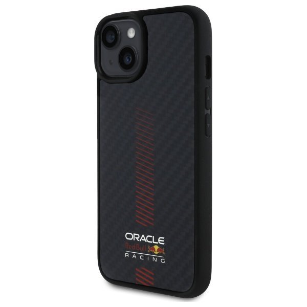 Red Bull RBHMP14S24CFGSMK iPhone 14 6.1&quot; hardcase czarny/black Carbon Fiber Power Bar MagSafe