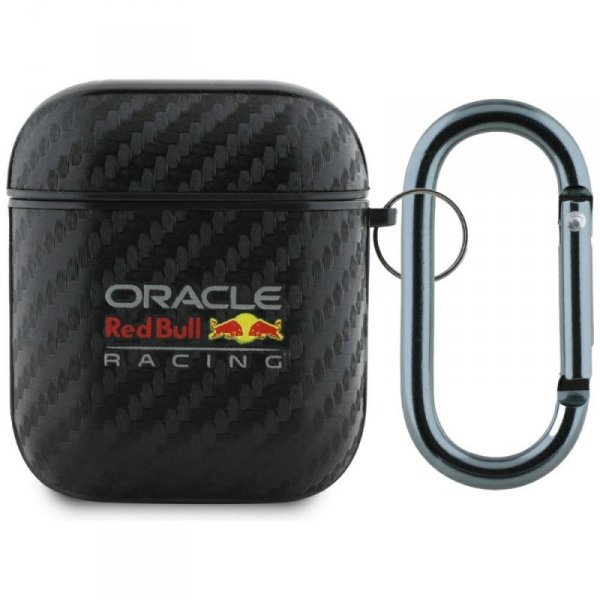 Etui Red Bull PU Carbon Logo do AirPods  1/2 czarny