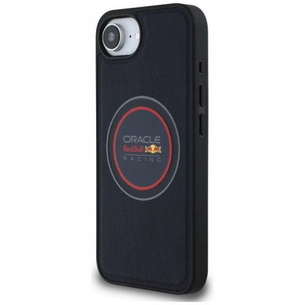 Etui Red Bull Meshed Logo and Red Ring   MagSafe do iPhone 16e granatowy