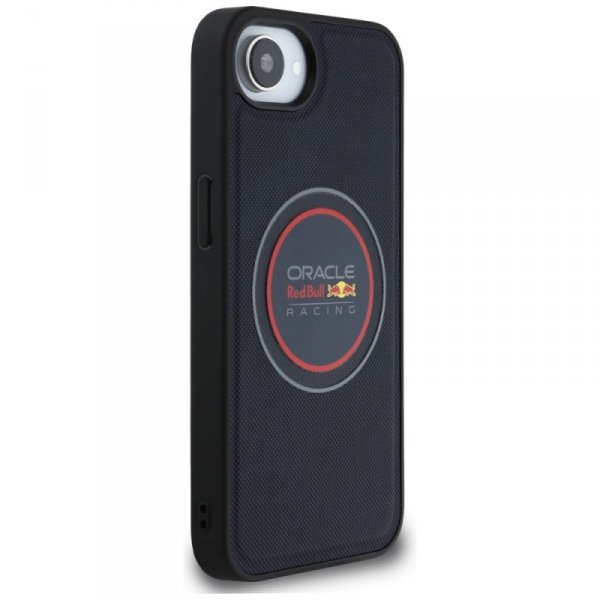 Etui Red Bull Meshed Logo and Red Ring   MagSafe do iPhone 16e granatowy