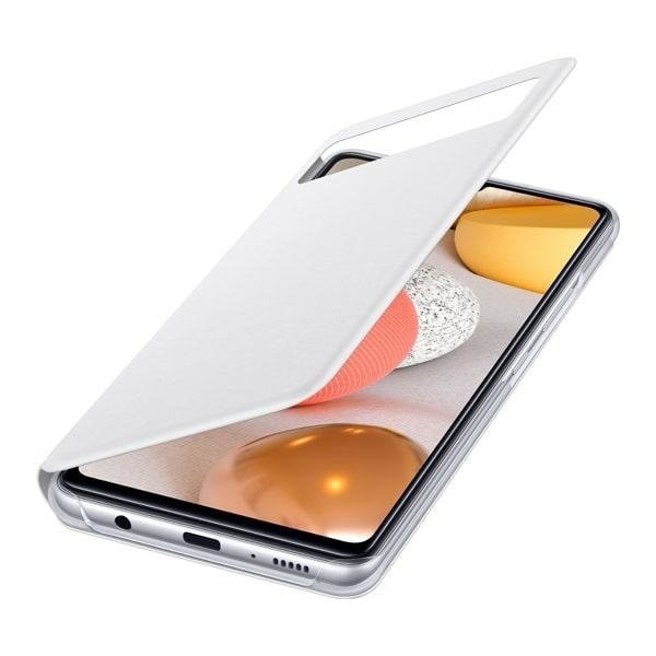 Etui Samsung EF-EA426PW A42 5G biały/whitek S View Wallet Cover