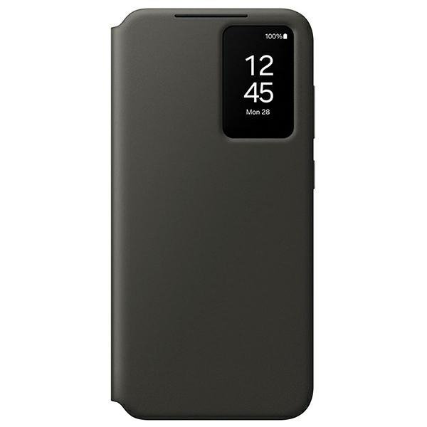Etui Samsung EF-ZS721CBEGWW S24 FE czarny/black Smart View Wallet Case